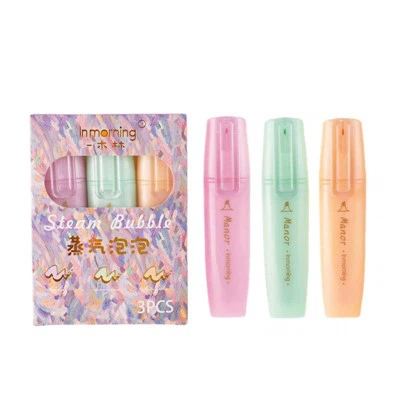 3 színű készlet, fémes kiemelő készlet